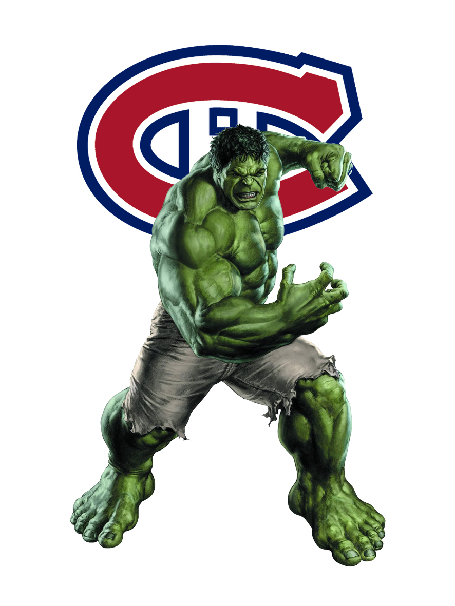 Montreal Canadiens Hulk Logo vinyl decal